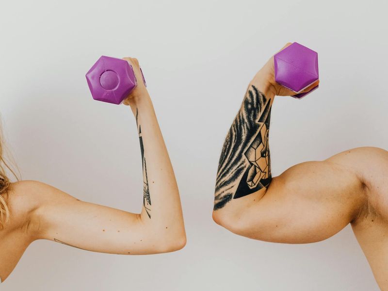 Man in mid-motion during a dynamic bodyweight exercise.